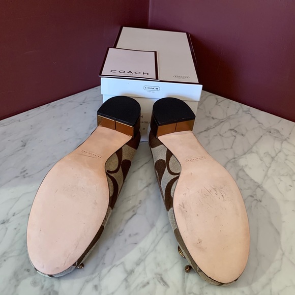 Coach Odella Signature Jacquard Logo Ballet Heel - Picture 4 of 4